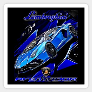 Lamborghini Aventador Iconic Super Sport Car Sticker